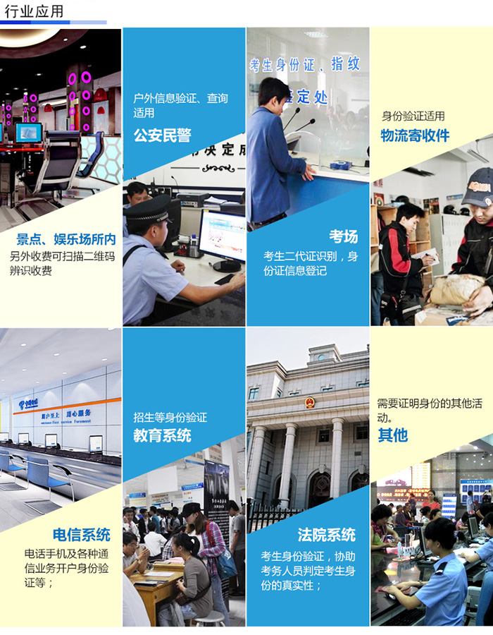 神思SS628-100X聯(lián)機型第二代居民身份證閱讀器行業(yè)應(yīng)用