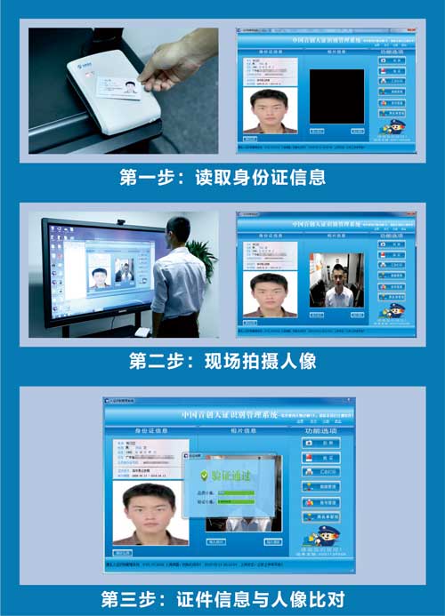 德生TSR-R1人證識(shí)別系統(tǒng)軟件比對(duì)界面