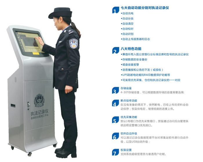 千景執(zhí)法記錄儀數(shù)據(jù)采集站 千景執(zhí)法記錄儀數(shù)據(jù)采集站
